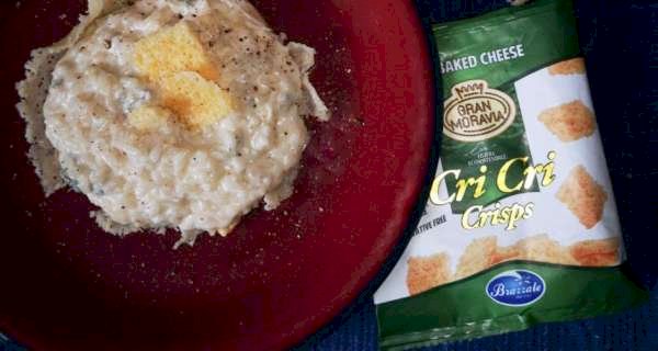 Risotto al gorgonzola con "Cri Cri"